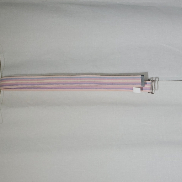 Retro pastel stripe adjustable belt - Picture 3 of 10